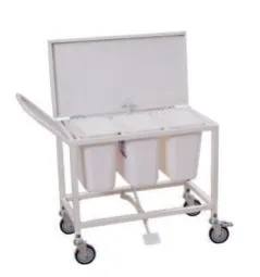 MOP Trolley 3 round bucket without lid with bucket