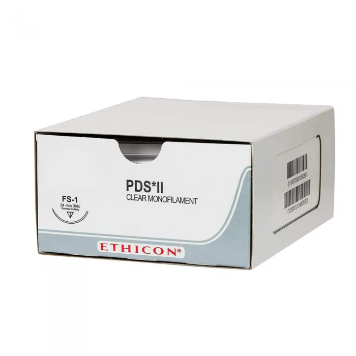 Ethicon Johnson - W9254T - PDS II Sutures USP 1, 1/2 Circle Round Body CTX - W9254T - 24 Foils box