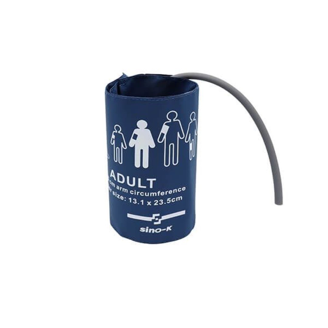 Medisafe Reusable NIBP Cuff Singel Tubing Blue