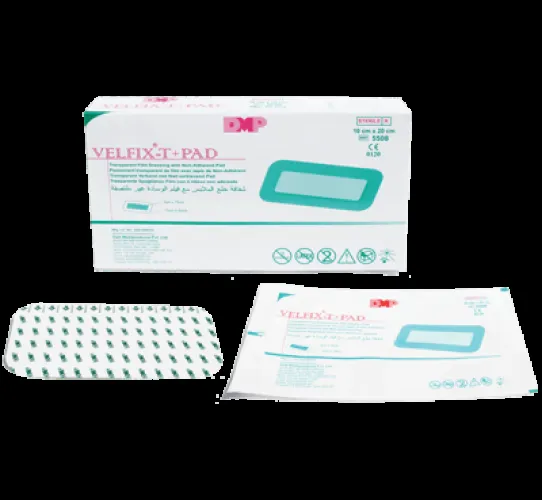 Datt Velfix-T+Pad 10cm x 30cm Adhesive Dressing for Wound Care
