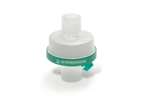 InterSurgical HME Filter Adult With Luer Port for Respiratory Care