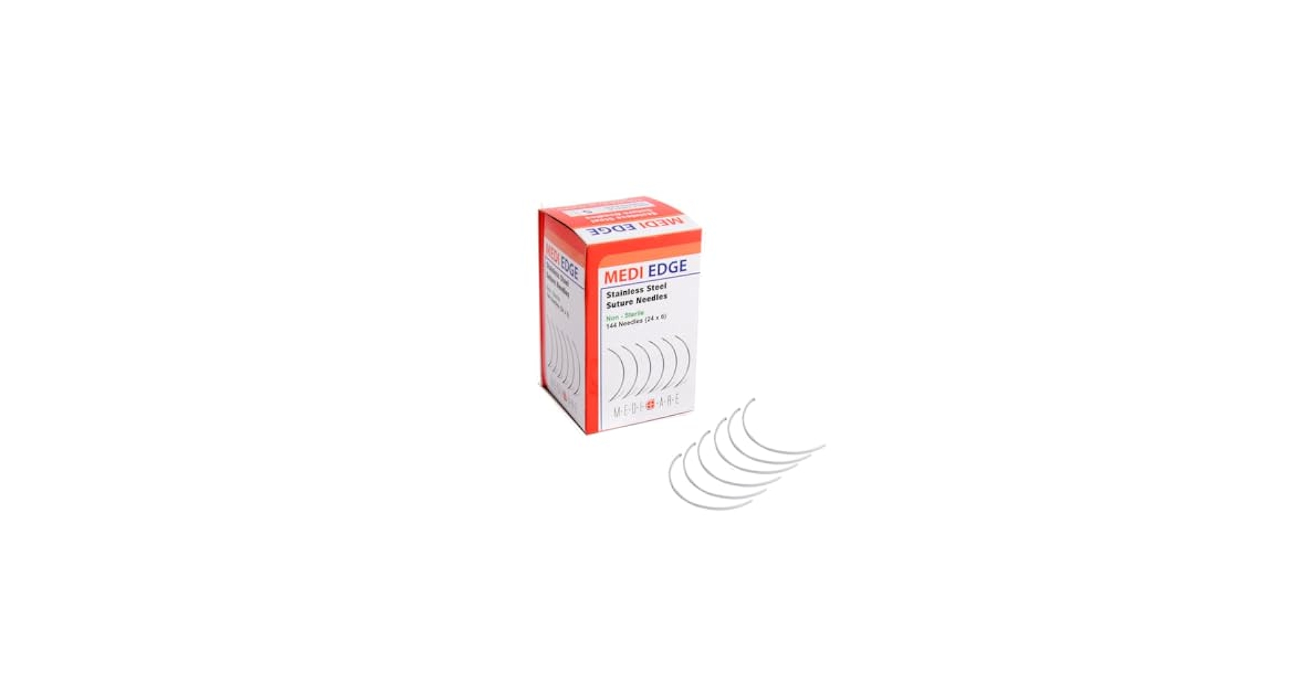 Suture Needles - Half Circle Cutting - 6 Needle Pack