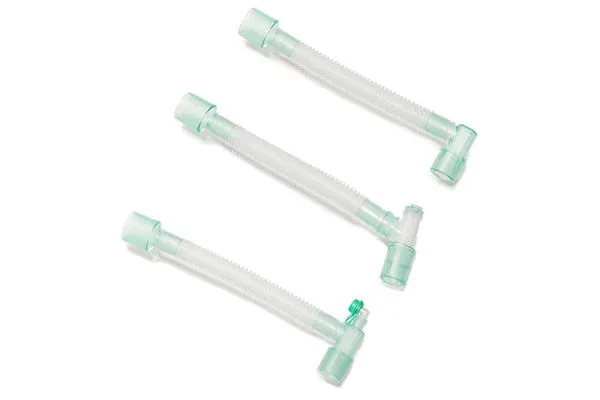 InterSurgical Flexatheter mount -Adult size, 22F - double flible double swivel cip top cap with seal - 22M/15F, 170mm