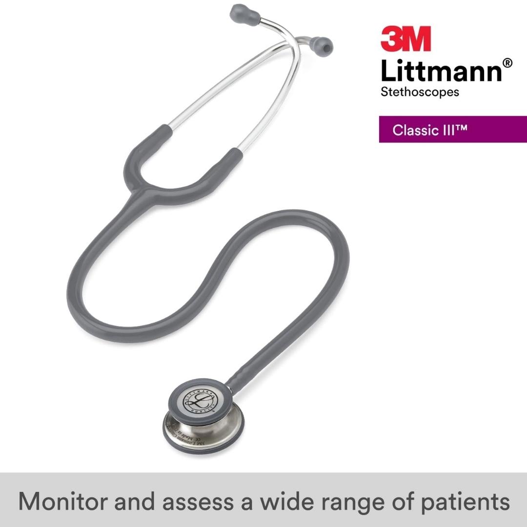 3M Littmann Classic III Stethoscope - Grey 5621