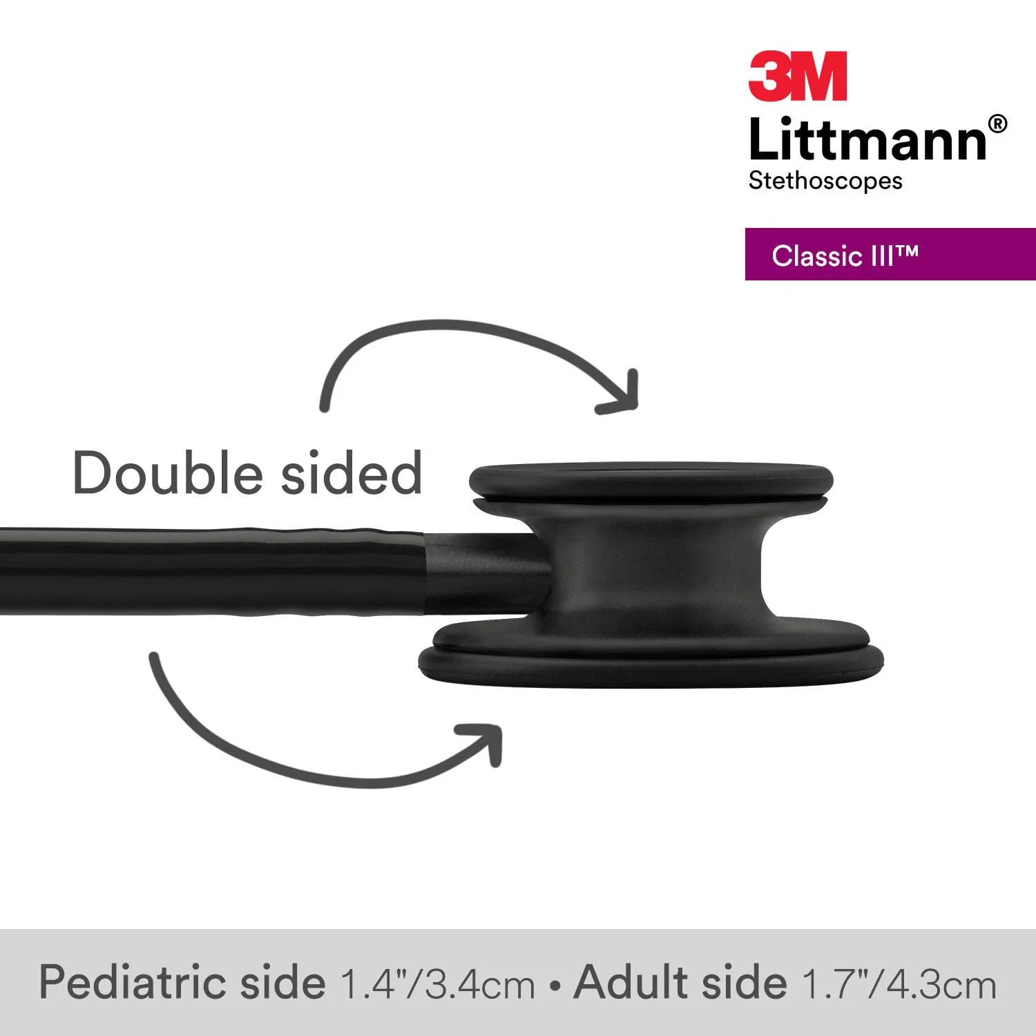 3M Littmann Classic III Stethoscope 5803 Black Tube Online