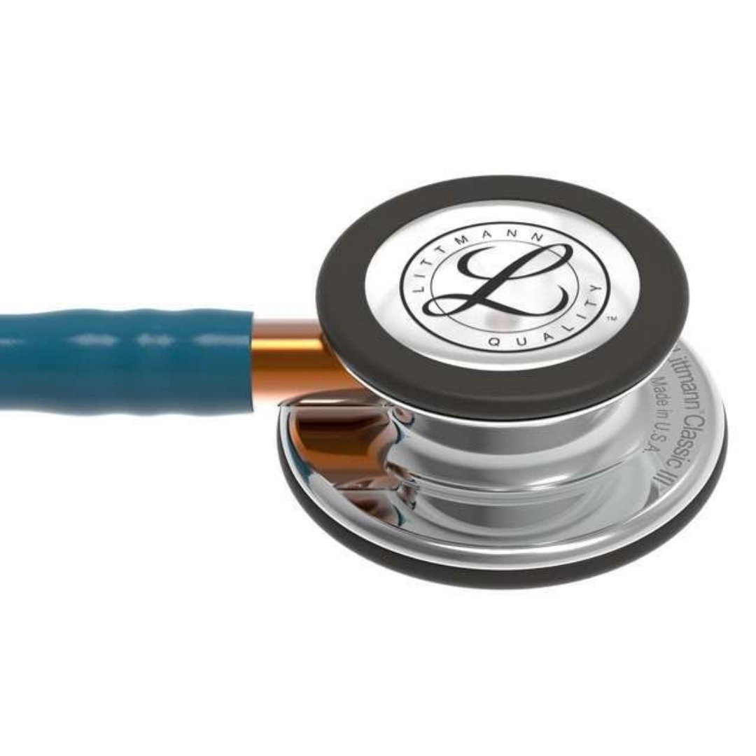 3M Littmann Classic III Stethoscope - Caribbean Blue, Mirror