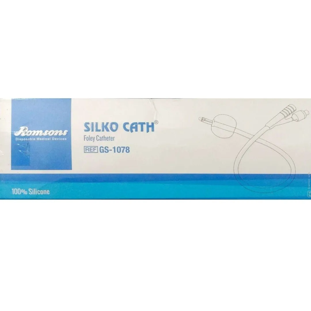 Romsons Silicone Foley Catheter (Silko Cath) GS-1078