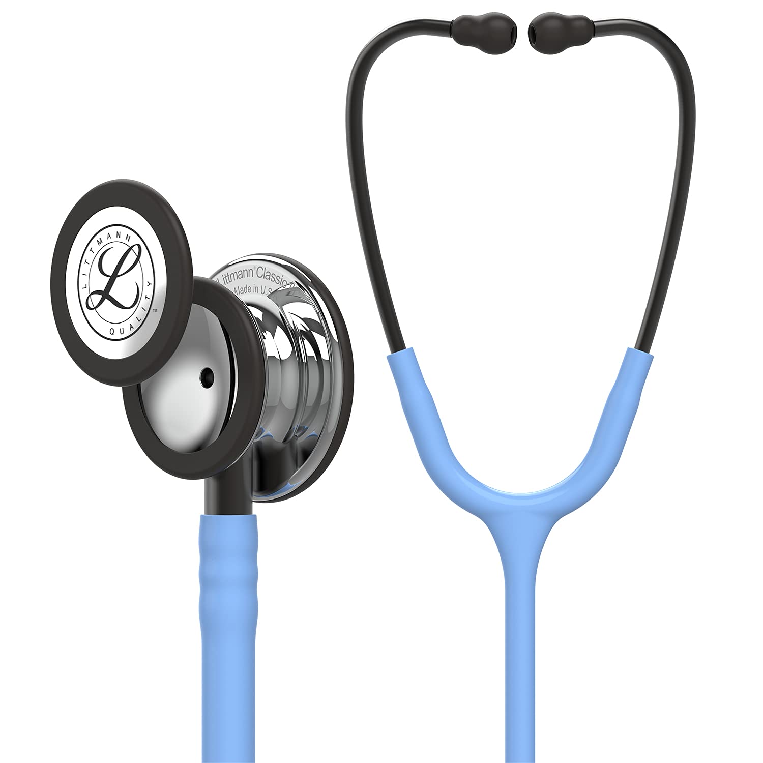 3M Littmann Classic III Stethoscope - Lime Green, Smoke Chestpiece