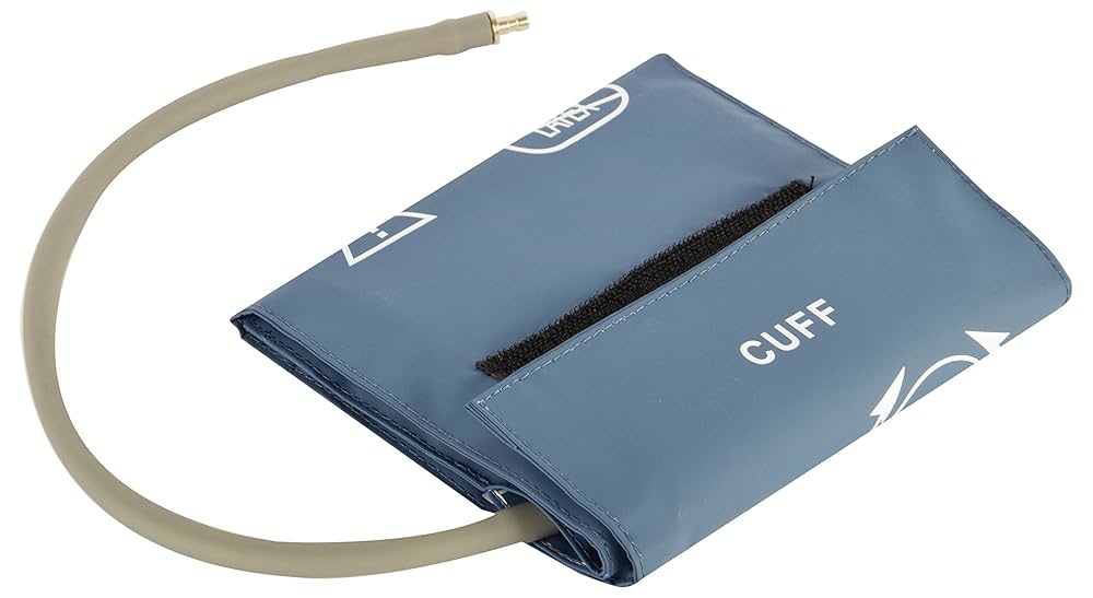 Medisafe Reusable NIBP Cuff Singel Tubing Blue