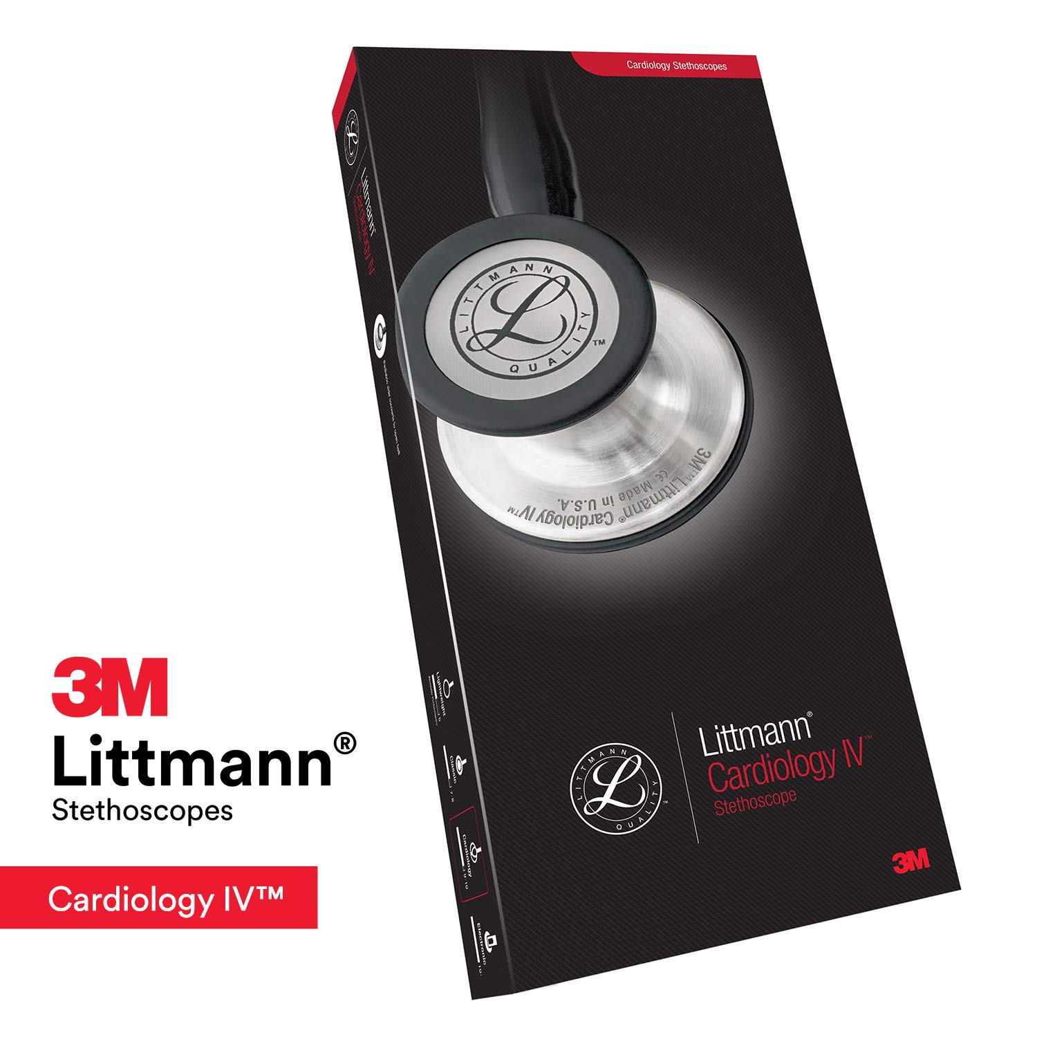 3M Littmann Cardiology IV 聴診器 ブラック 3M Littmann Cardiology IV Stethoscope | Medical Accessories
