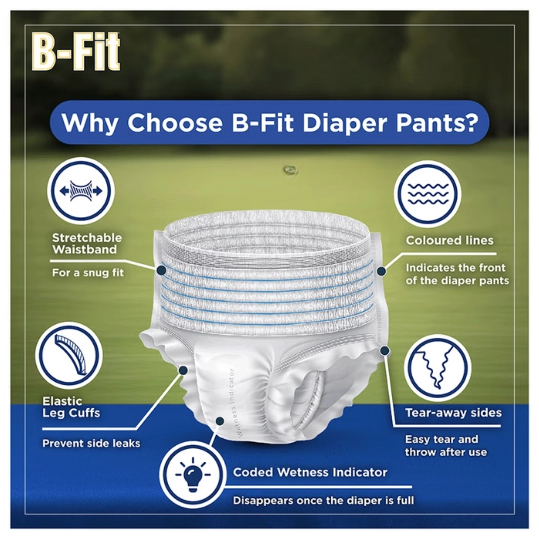 B-FIT Adult Diaper Pants Large