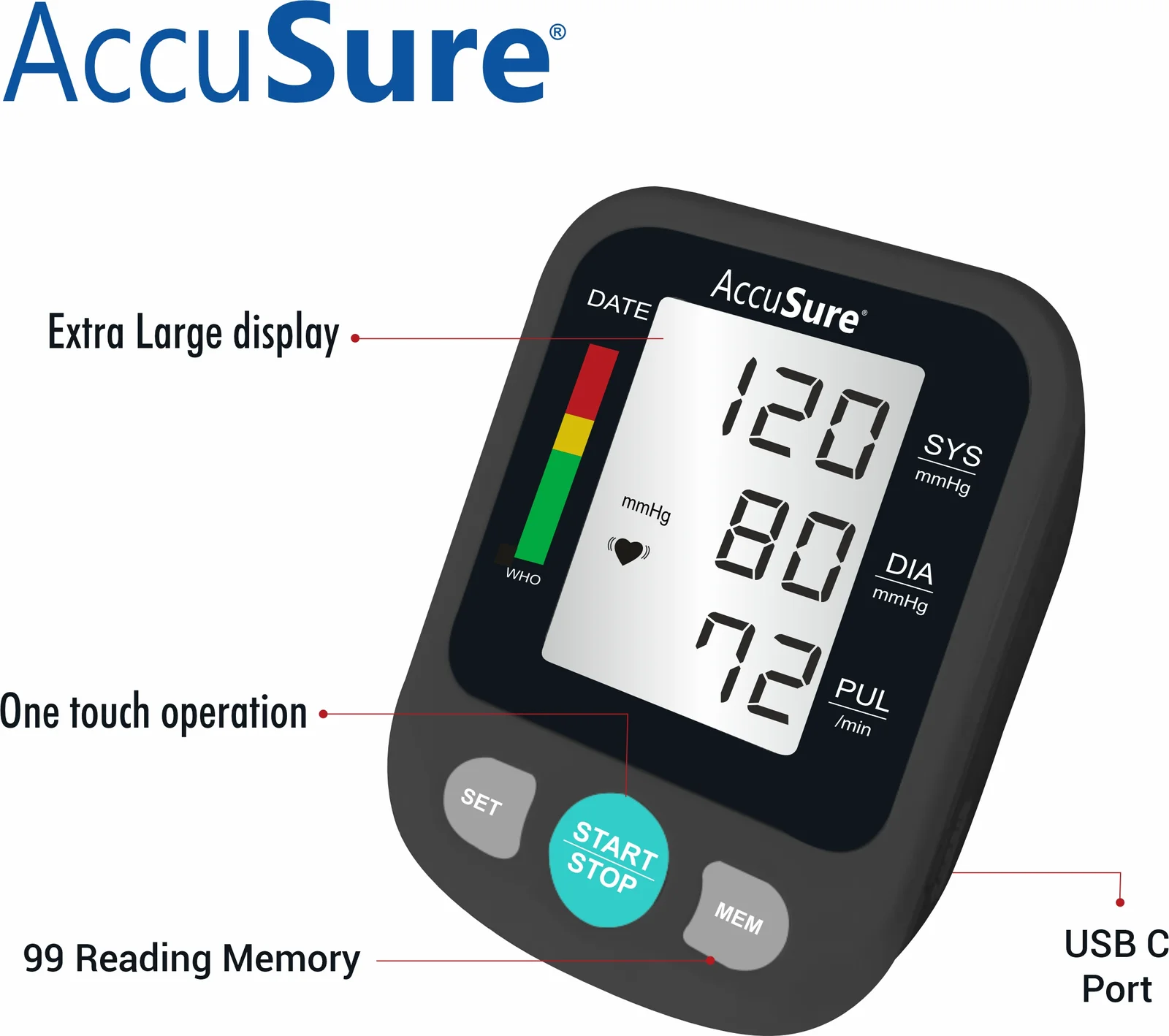 AccuSure Bp Monitor (BP01) AccuSure Bp Monitor (BP01)