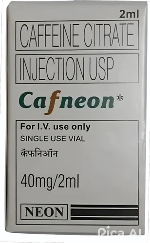 Cafneon 40mg IV 2ml- Caffeine (40mg) Cafneon 40mg IV 2ml- Caffeine (40mg)