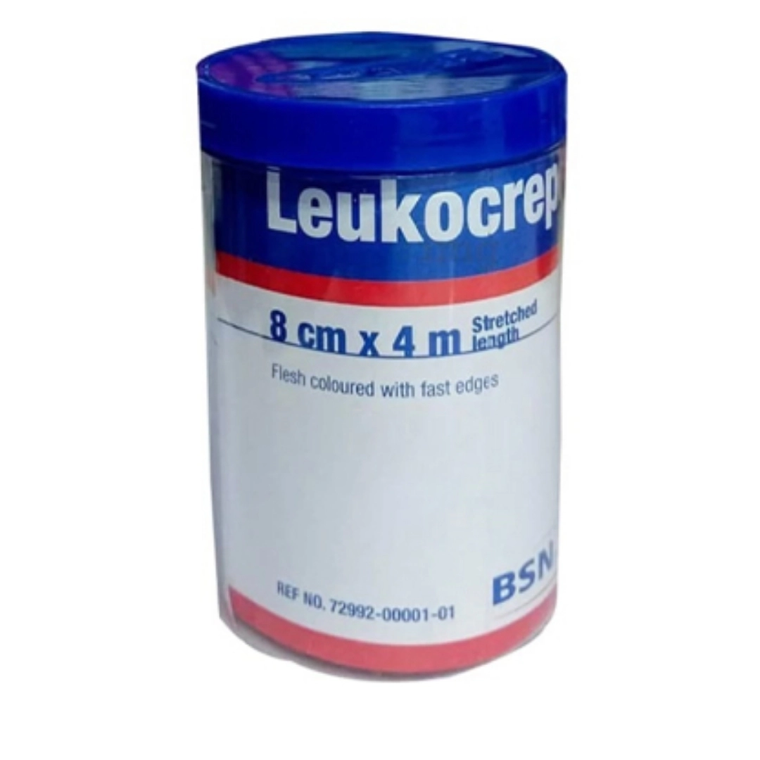 Leukocrepe Cotton Crepe Bandage 8CM x 4M