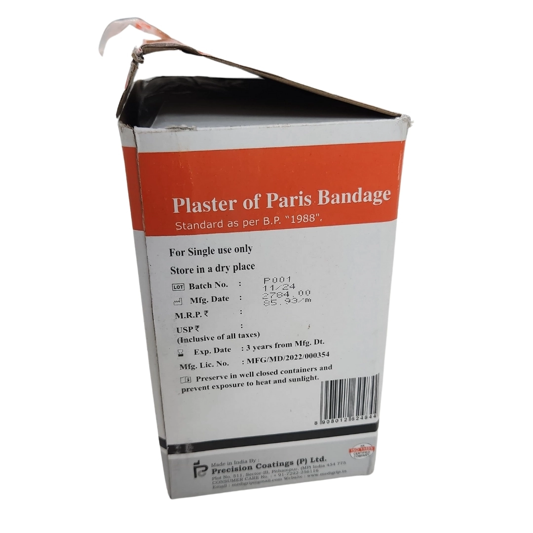 Medigrip Plaster Of Paris Bandeage 15CM X 2.7M