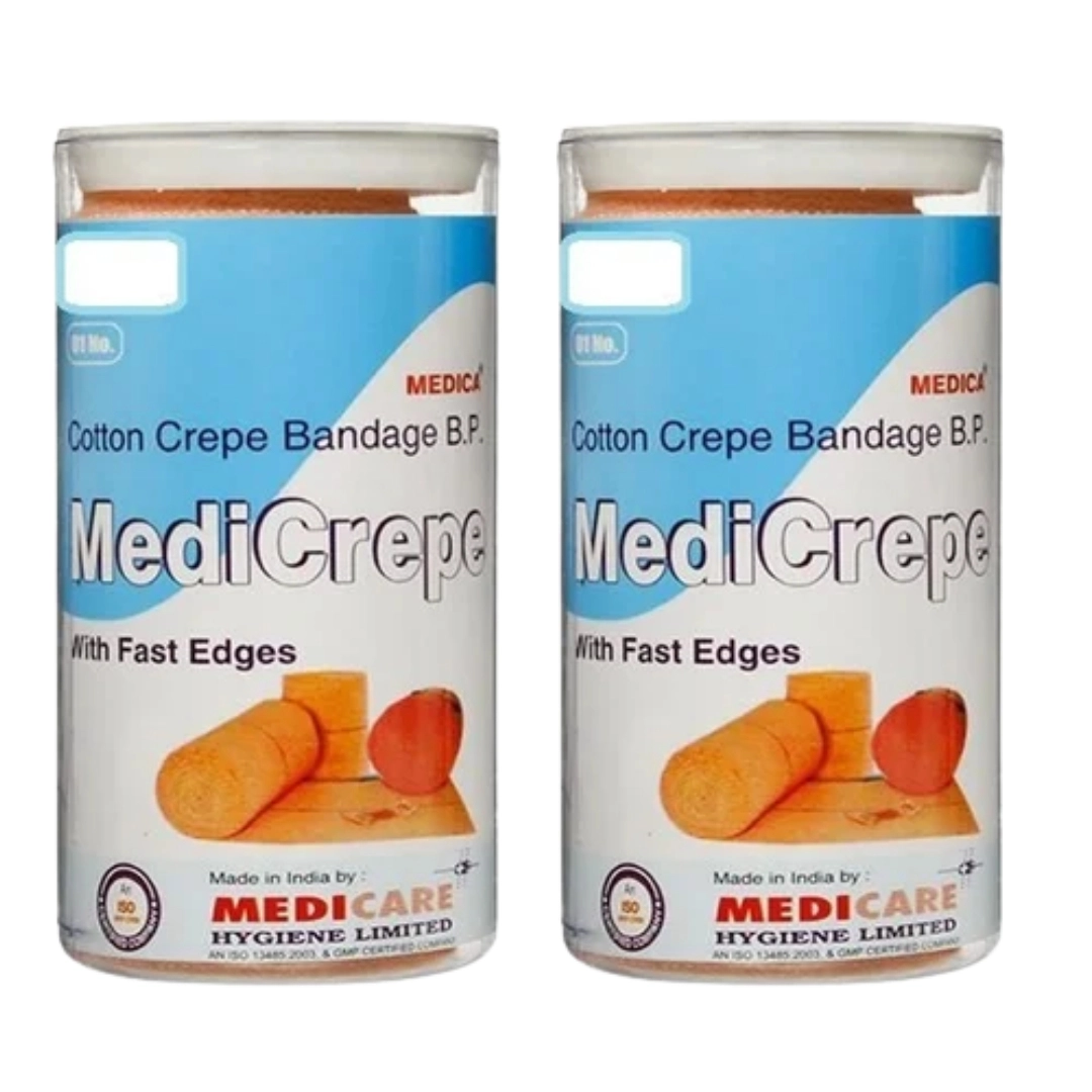 Medipcrepe Cotton Crepe Bandage (6cm X 4mtr)