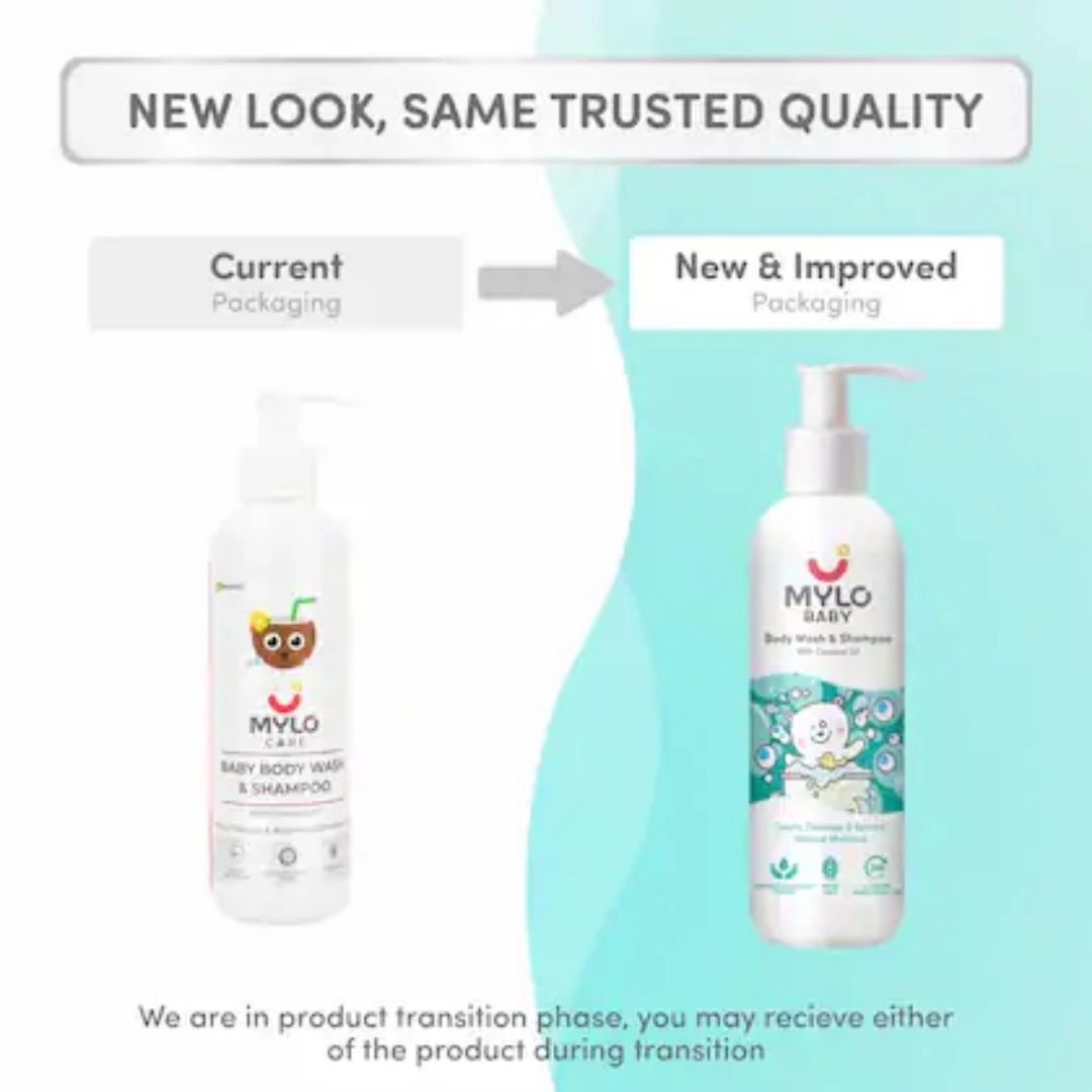 Mylo Baby Body Wash & Shampoo - 200 ml
