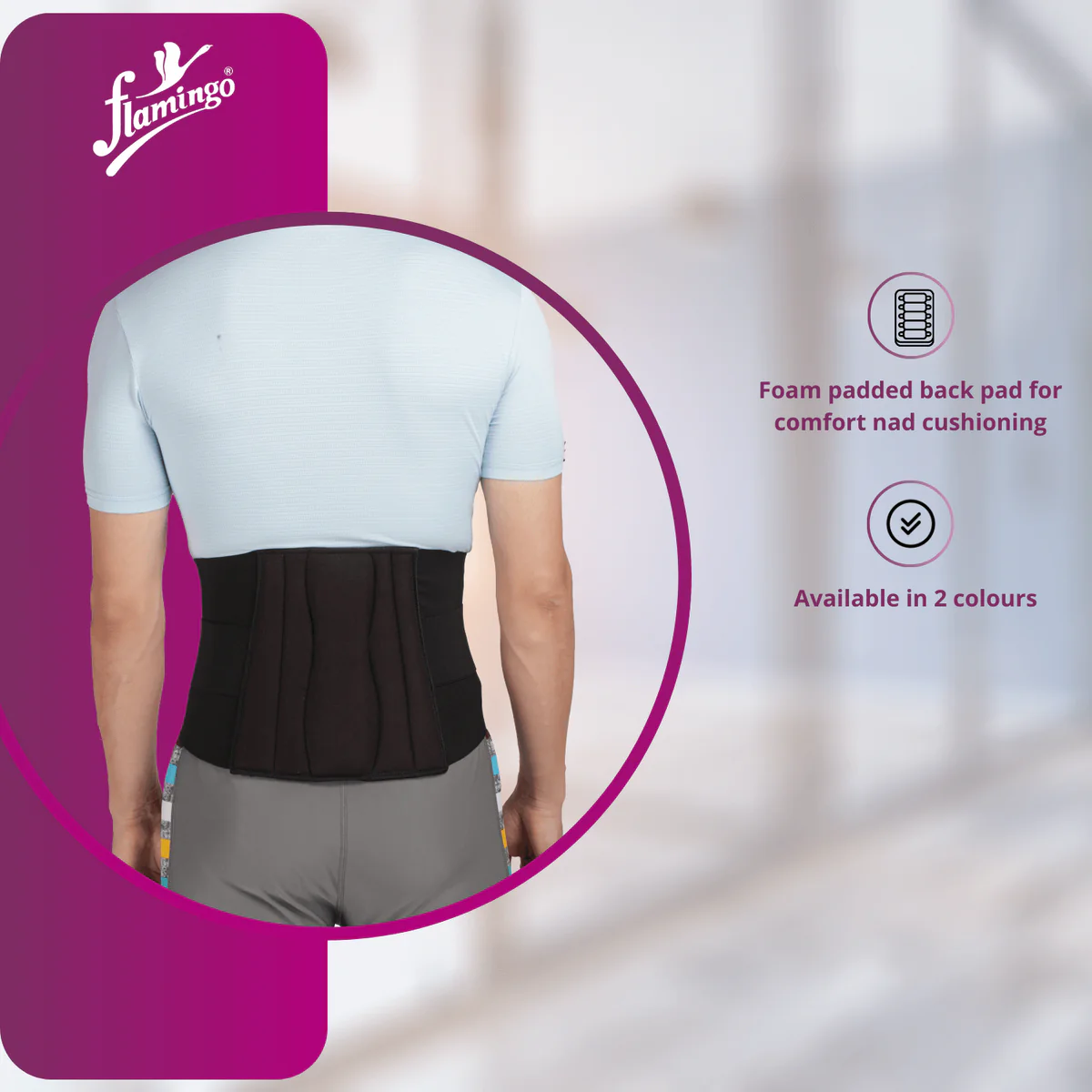 Flamingo Lumbar Sacro Belt Medium ( OC-2001 )