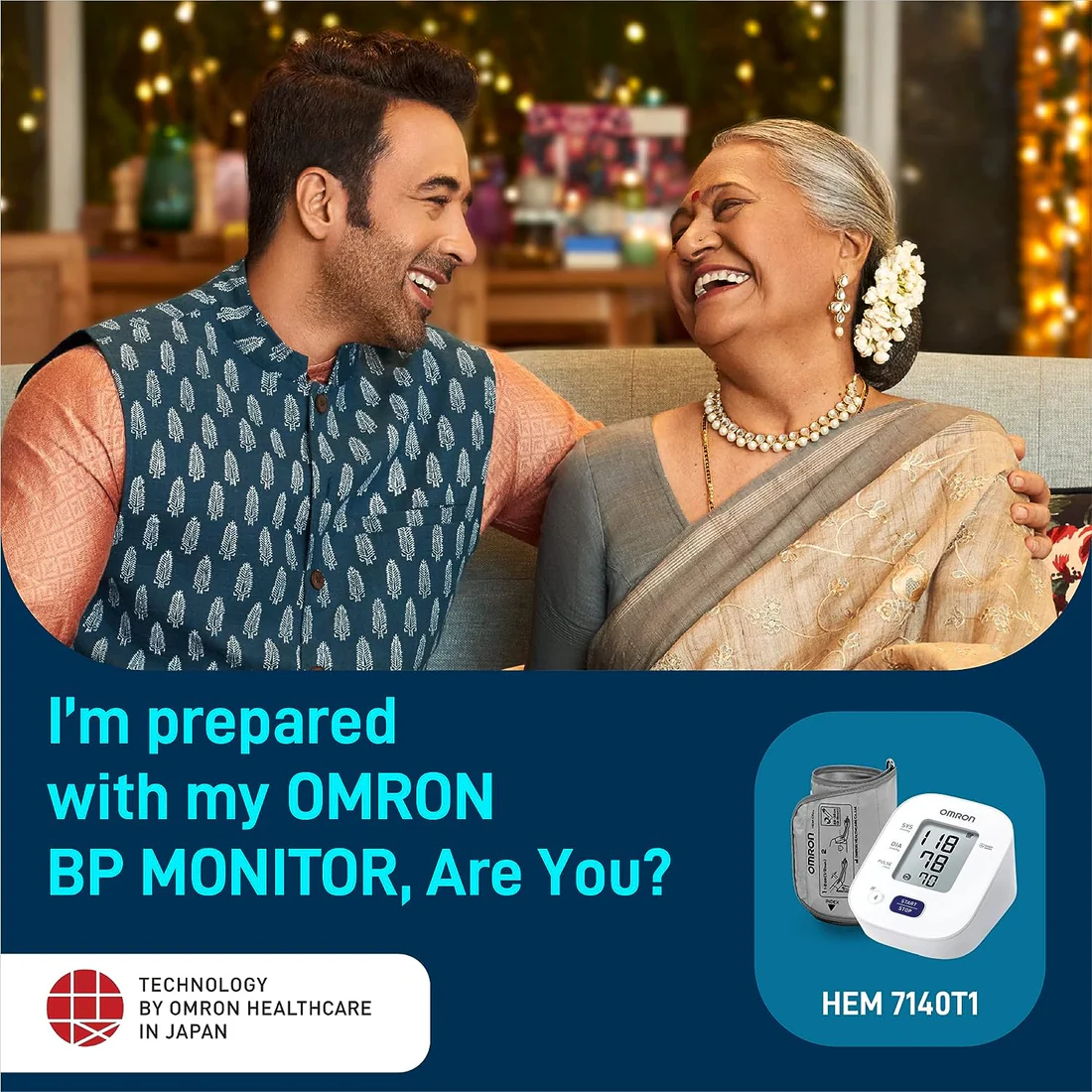 Omron Blood Pressure (BP) Monitor HEM-7140T1