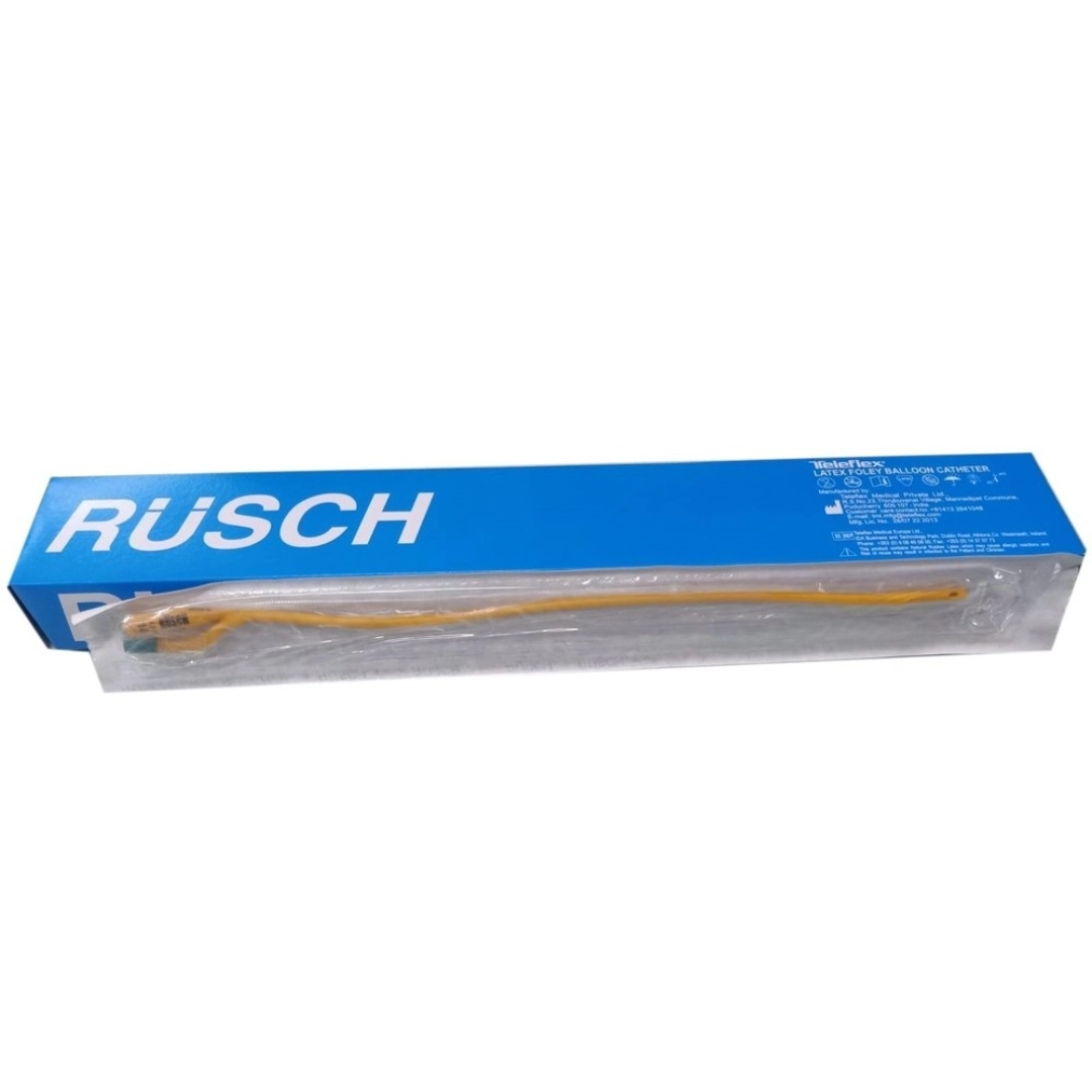RUSCH Silicone Coated Latex 2 Way Foley Catheter