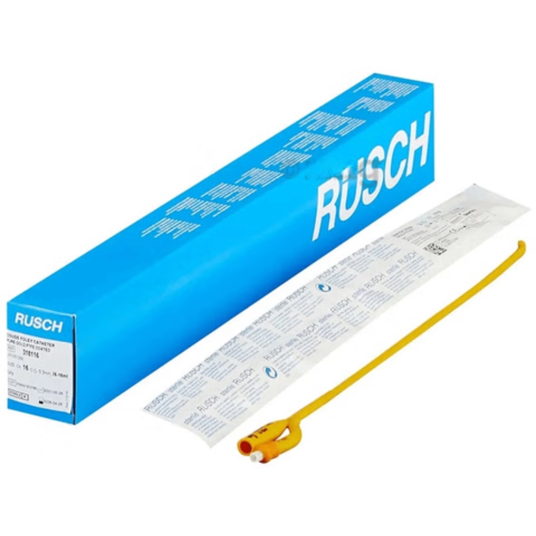 RUSCH Silicone Coated Latex 2 Way Foley Catheter