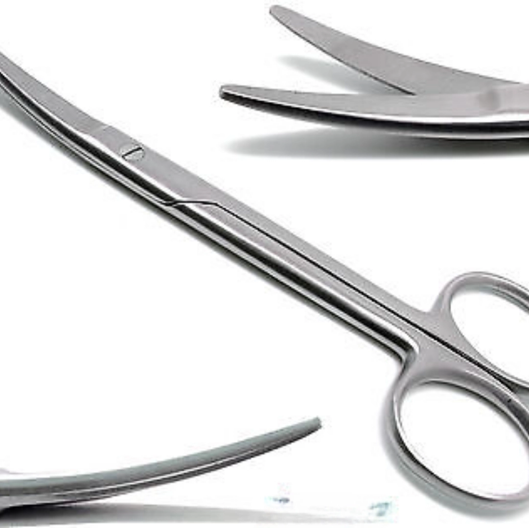 Surgical Metzenbaum Steel Scissors (Straight/Curved)