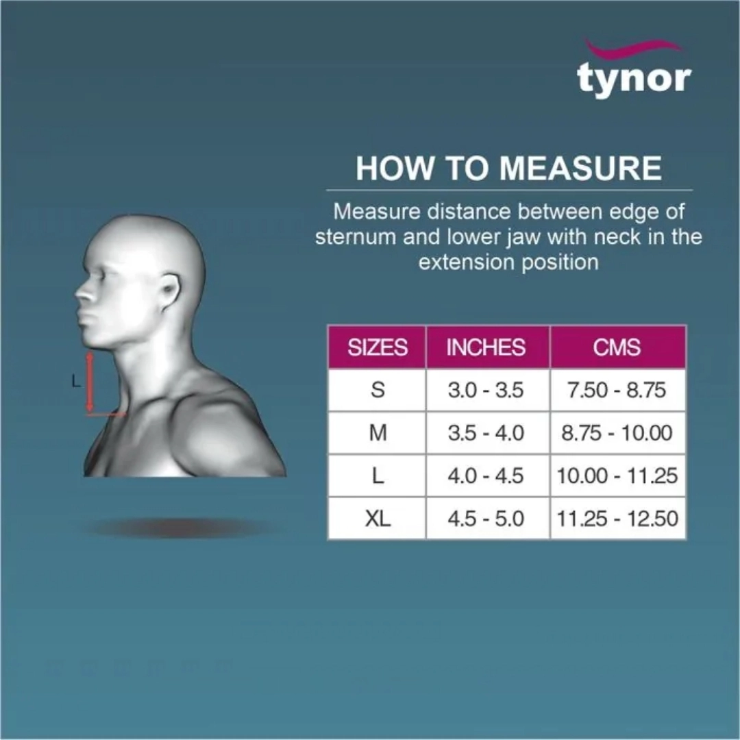 Tynor Durable Cervical Orthosis Philadelphia Plastazote (Large)