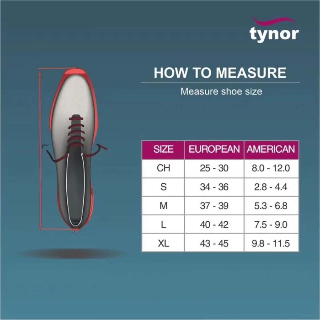 Tynor Foot Drop Splint for Left Foot (Medium)