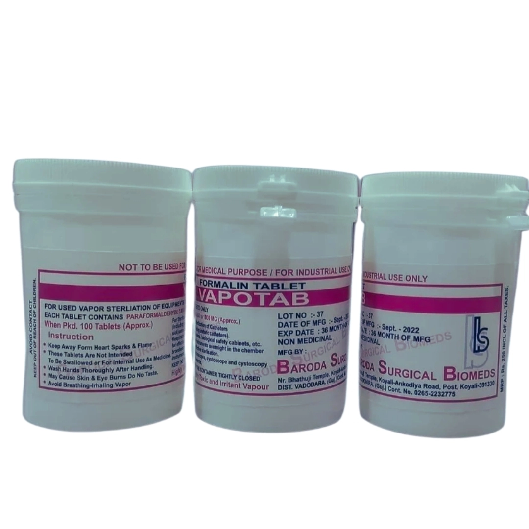 Vapotab Formalin Tablet for Vapour Sterilisation of Equipments