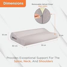 Vissco Cervical Pillow – Orthopedic Neck Support for Pain Relief 0325 Vissco Cervical Pillow – Orthopedic Neck Support for Pain Relief 0325