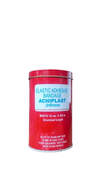 Achiplast Elastic Adhesive Bandage 10cm X 4/6mtr