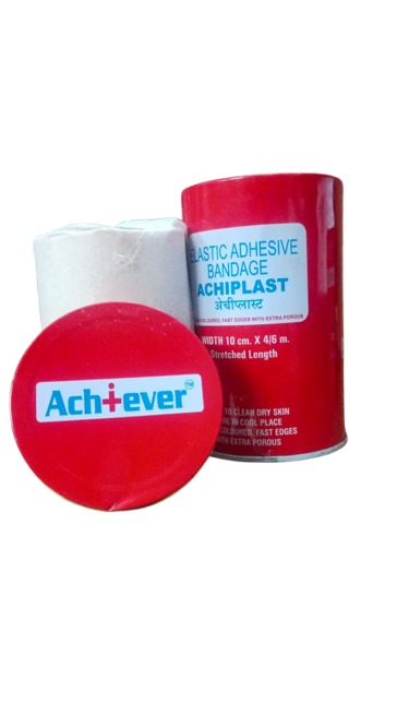 Achiplast Elastic Adhesive Bandage 10cm X 4/6mtr