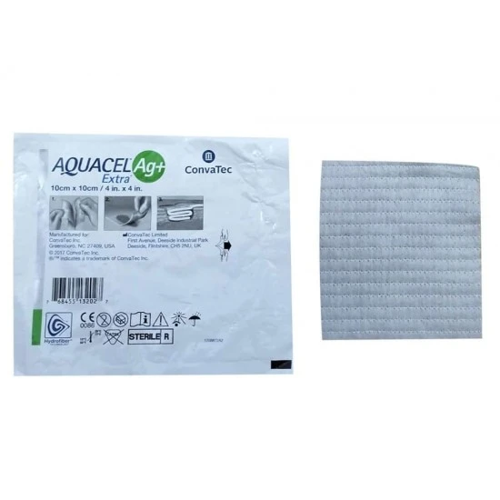 AQUACEL Ag+ Extra Dressings 10x10 CM ( 413567 )