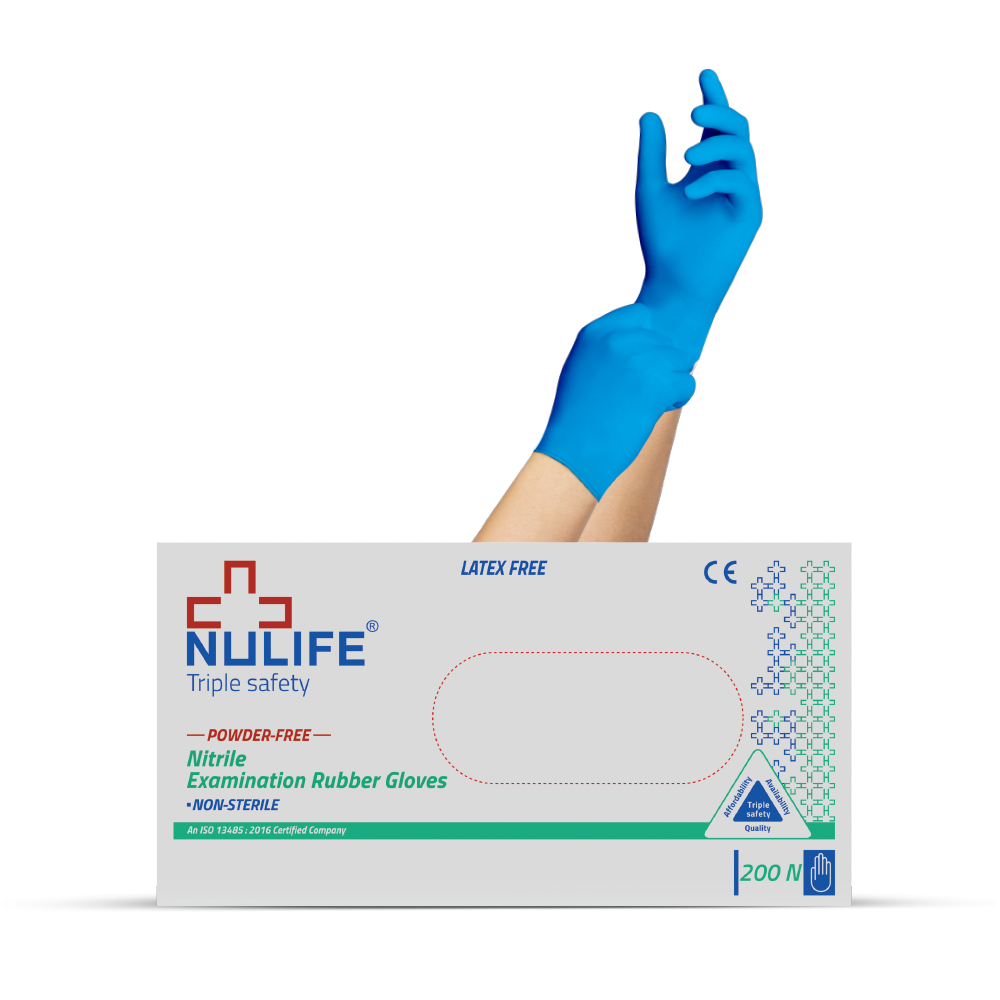 100 Guanti In Nitrile Monouso - Taglia L, Sensibili, Senza Polvere, Microruvidi, 0.10mm Spessore - Foto 9