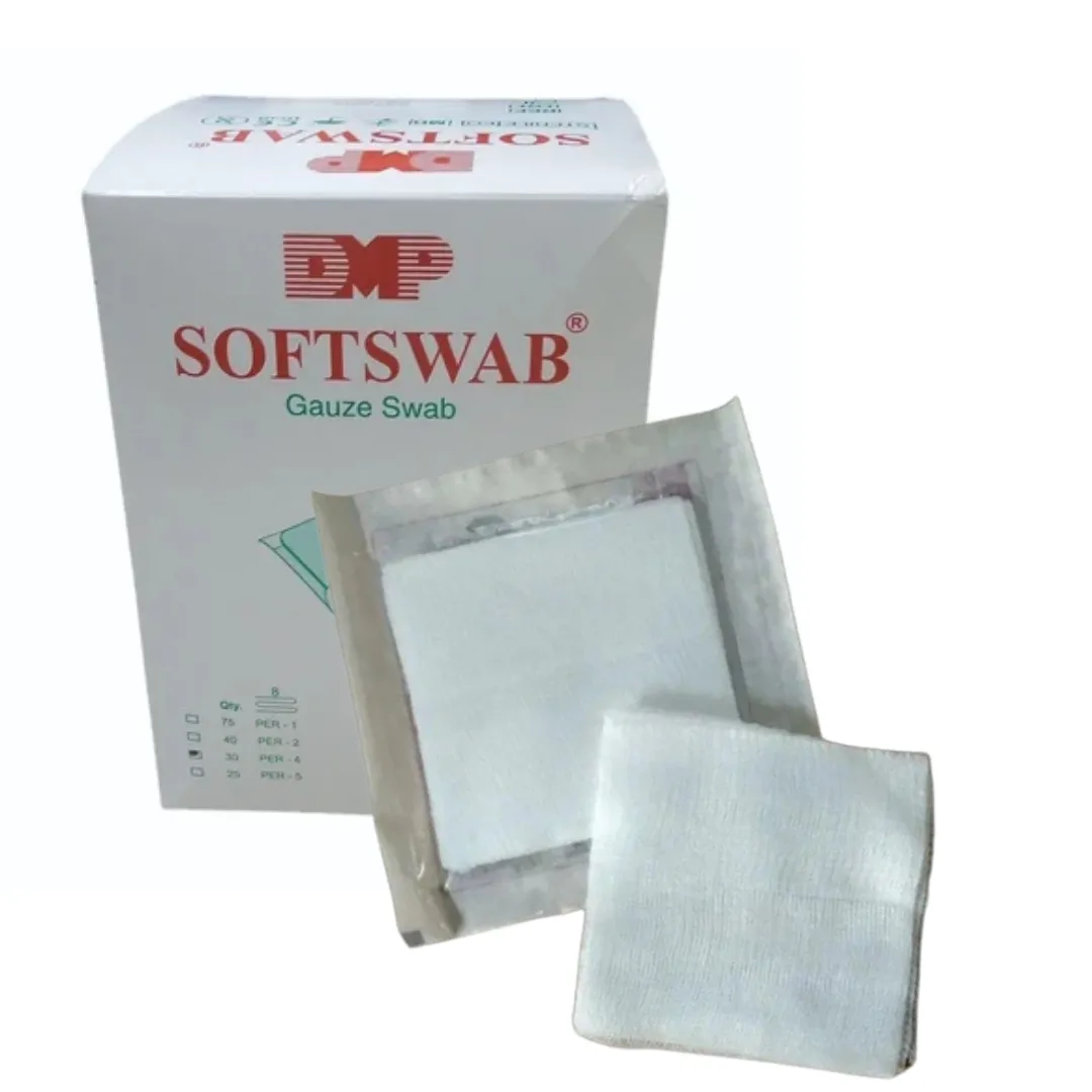 Datt Medi Softswab Sterile Gauze Swabs 5cmx5cm (25 Packs of 5 pcs each-8ply
