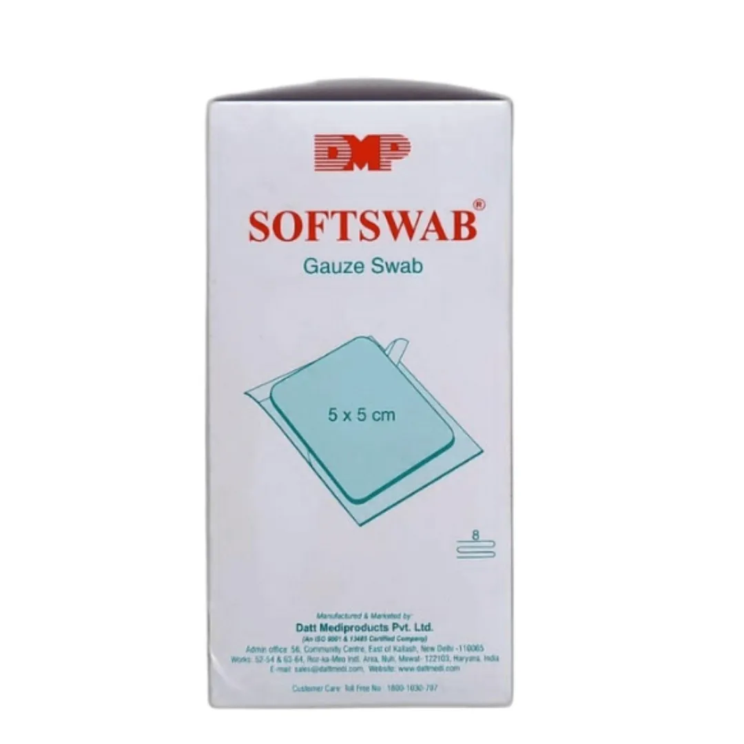 Datt Medi Softswab Sterile Gauze Swabs 5cmx5cm (25 Packs of 5 pcs each-8ply