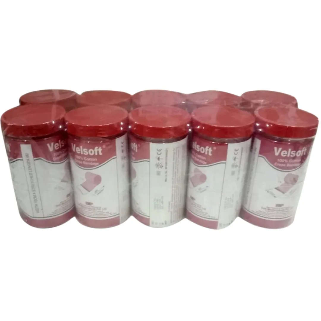 Datt Medi Velsoft-I Elastic Cotton Crepe Bandage 10 cm x 4.5 m