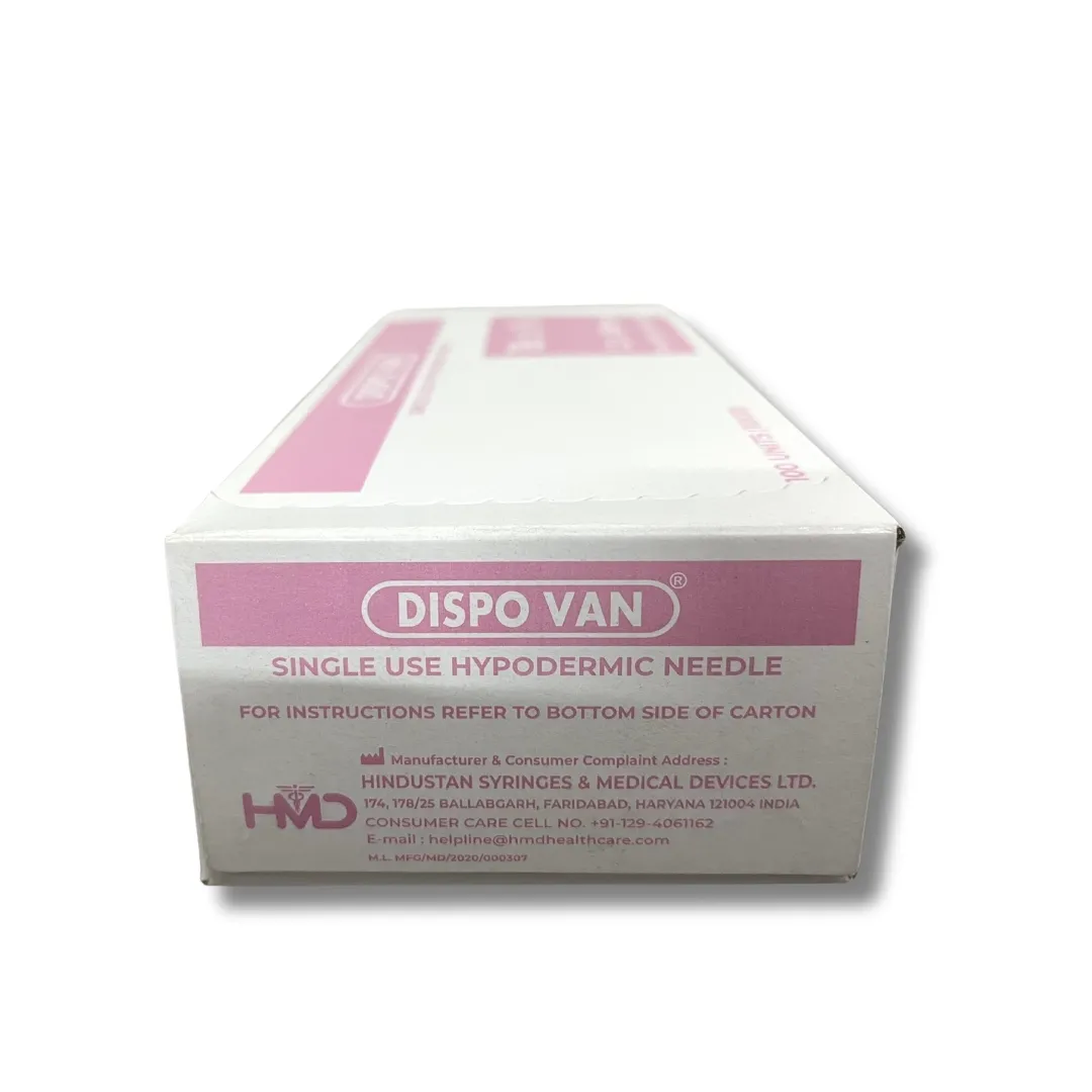 Dispovan Hypodermic Needle - 18G*1.5 Inch