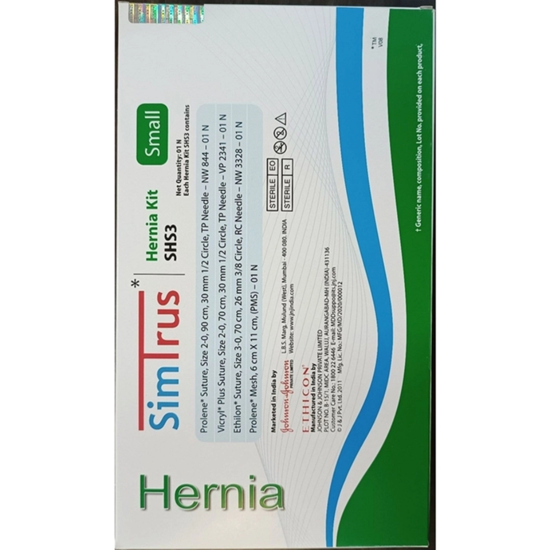 Ethicon Johnson - SHS3 - Hernia Kit SHS3 Small