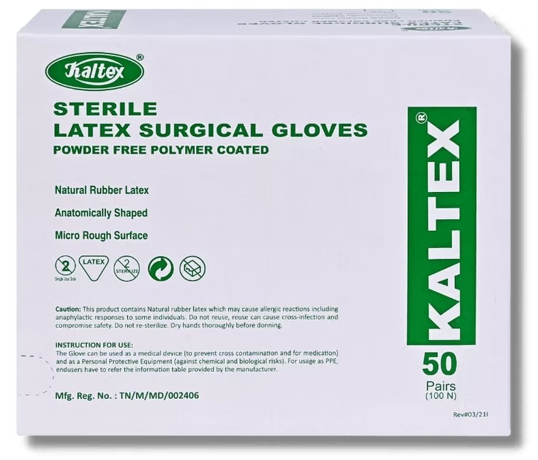 Kaltex Powderfree Polymer Coated Sterile Gloves