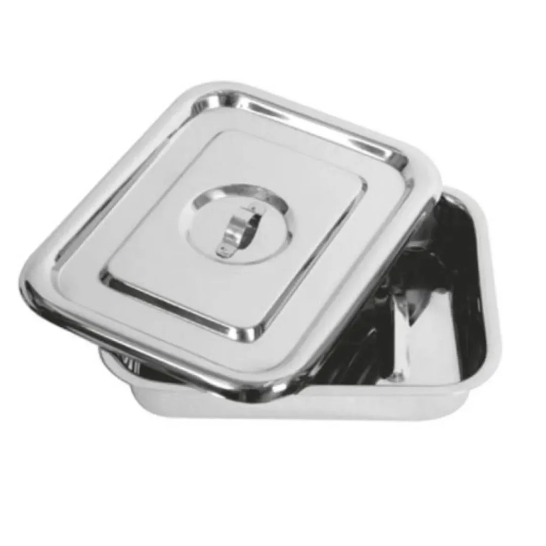 Instrument Tray With Lid (Reusable Hospital Tray)