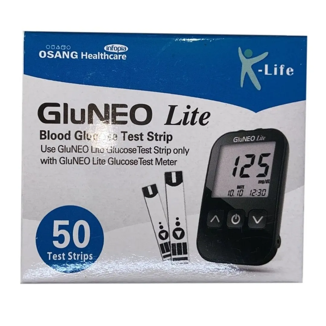 K-life Gluneo Lite with 50 Gluco Strips