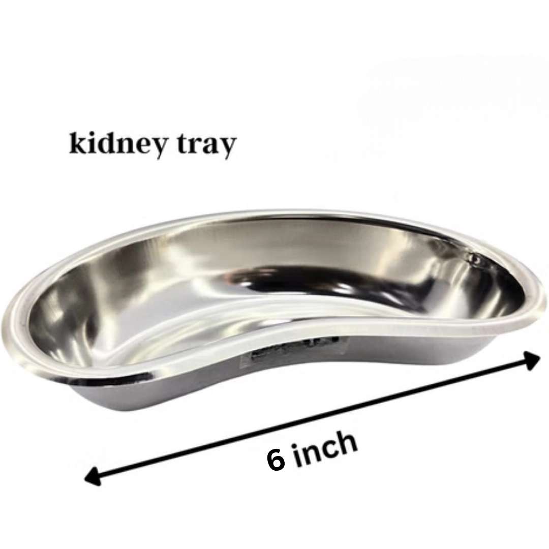Stainless Steel Kidney Tray - 6 Inches