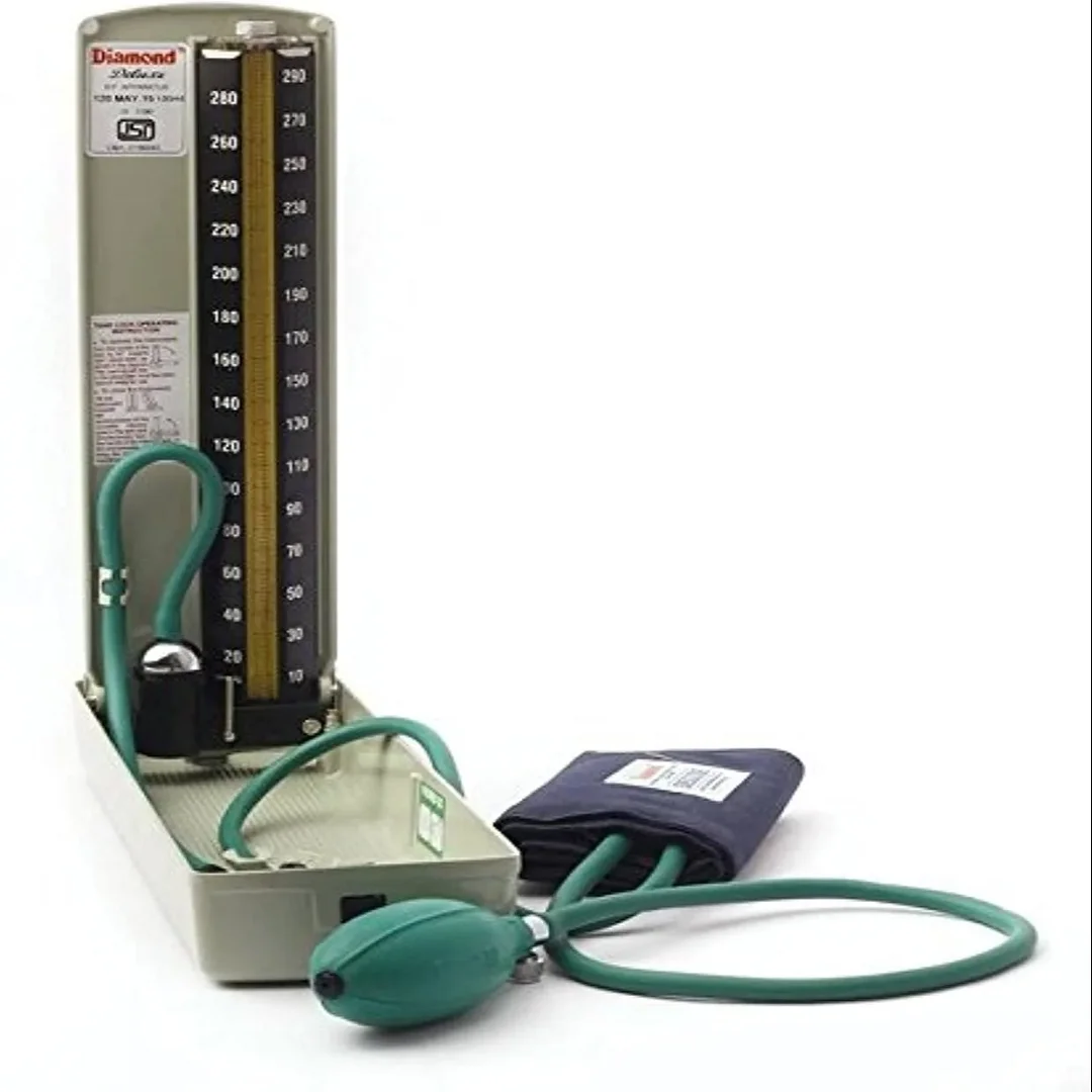 Medcheck Diamond Mercurial Sphygmomanometer, Adult Cuff