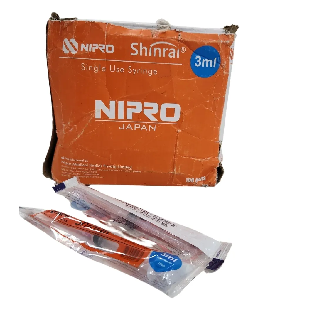 thumbnail image 2 of Nipro 3ml Luer Lock Syringes – No Needle – Box Of 100 – Sterile, Individually Sealed 2 of 2