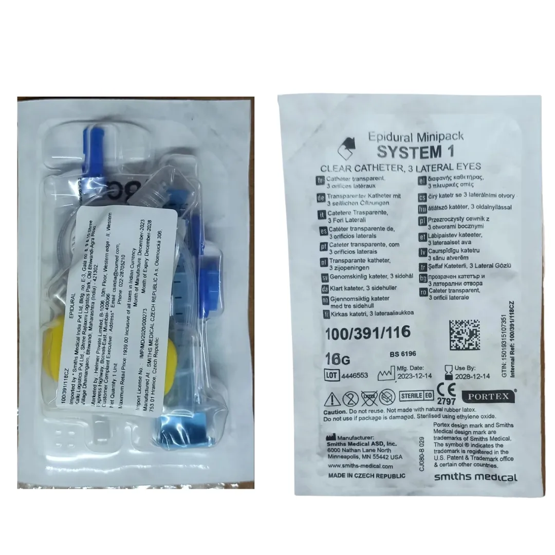 Portex Epidural Minipack System 1 - 16G 100/391/116