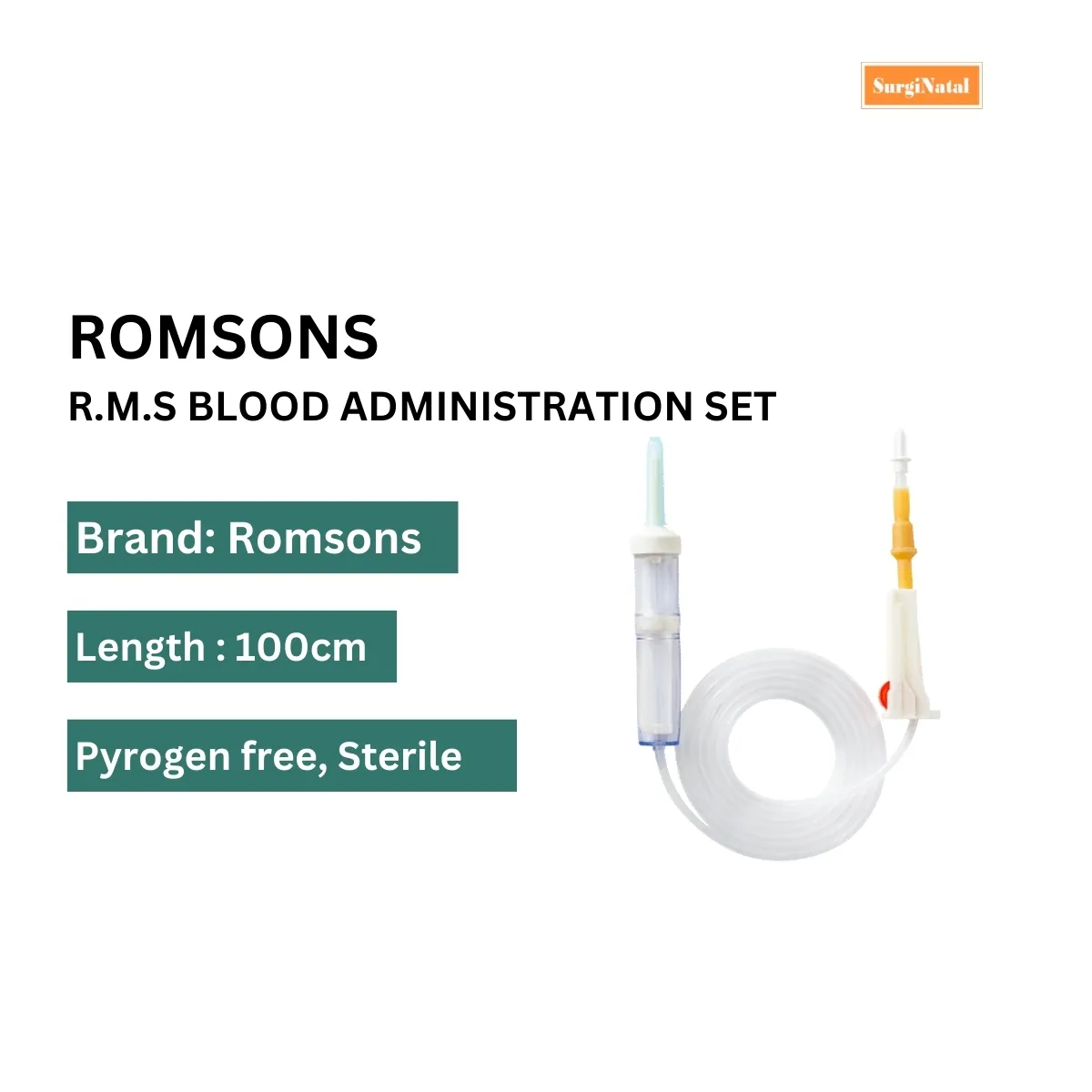 Romsons Blood Transfusion Set R.M.S (SS-3052)