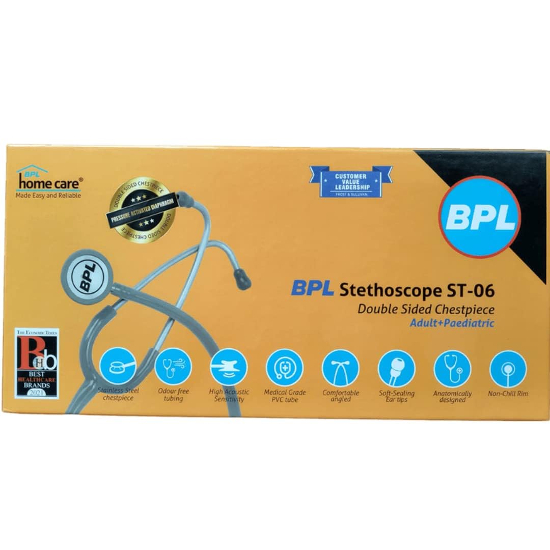 BPL Stethoscope ST-06 ( Double Sided Adult+Paediatric )