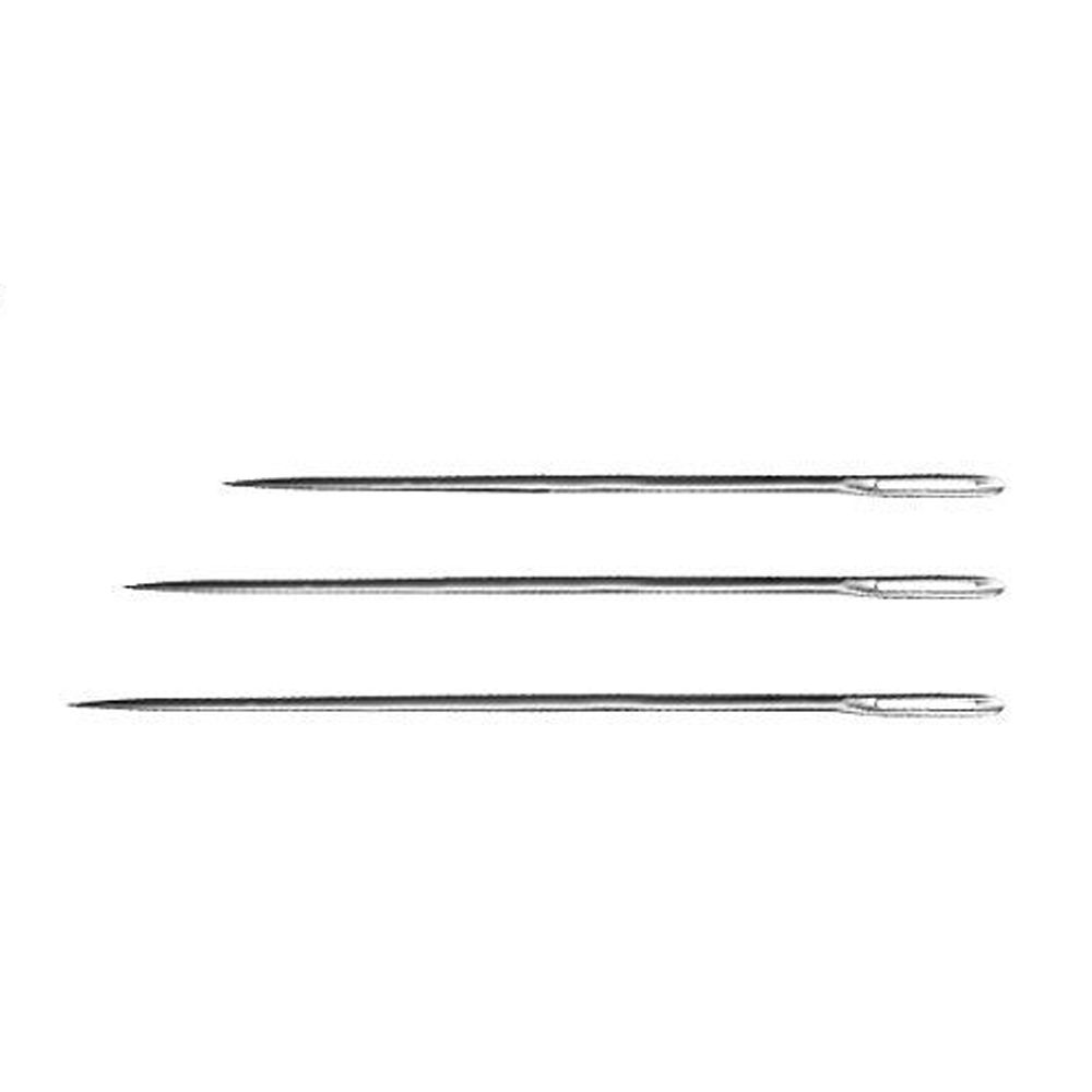 Suture Needles - Straight Triangular - 6 Needle Pack
