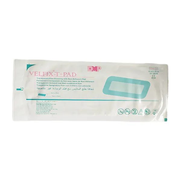 Datt Velfix-T+Pad 10cm x 30cm Adhesive Dressing for Wound Care